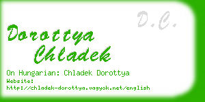 dorottya chladek business card